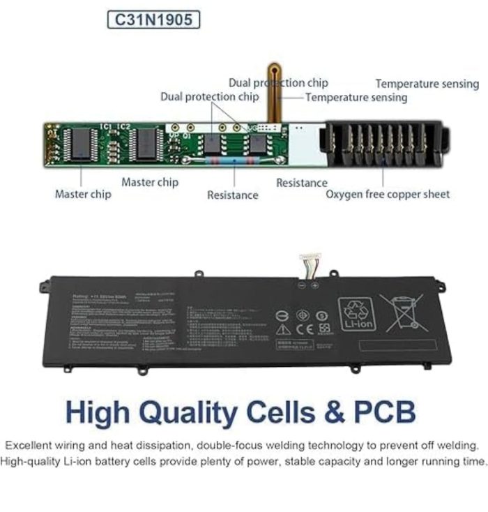 ASUS C31N1905 - C31N1905 Original Laptop Notebook Battery (1 Yr Warranty) - Image 5
