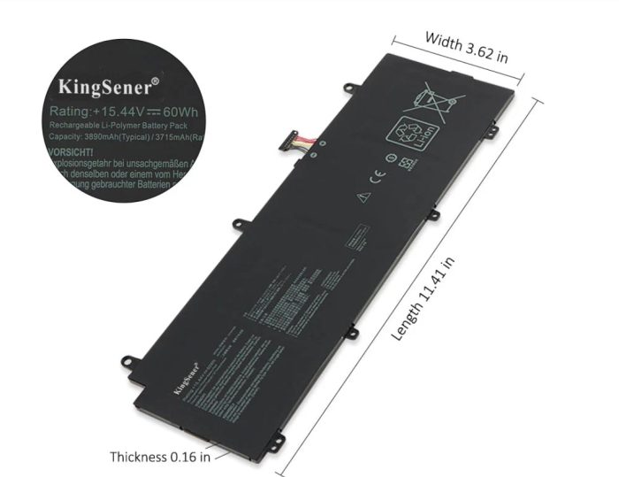 ASUS C41PmJH - C41N1828 Original Laptop Notebook Battery (1 Yr Warranty) - Image 8