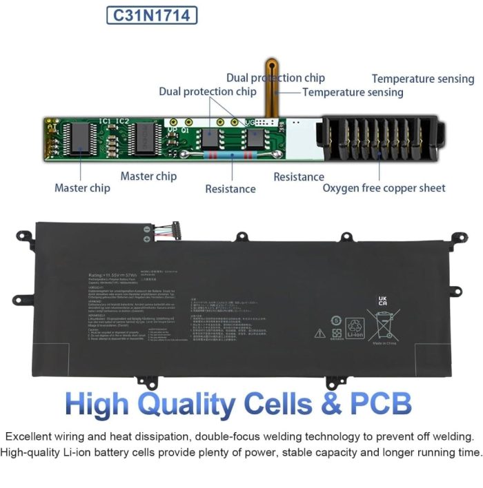 ASUS C31N1714 - C31N1714 Original Laptop Notebook Battery (1 Yr Warranty) - Image 13
