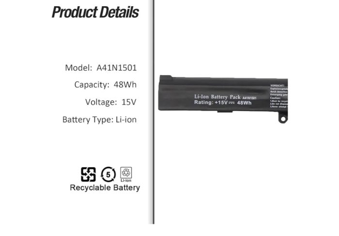 ASUS A41N1501 - A41N1501 Original Laptop Notebook Battery (1 Yr Warranty) - Image 12