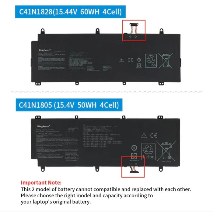 ASUS C41PmJH - C41N1828 Original Laptop Notebook Battery (1 Yr Warranty) - Image 12