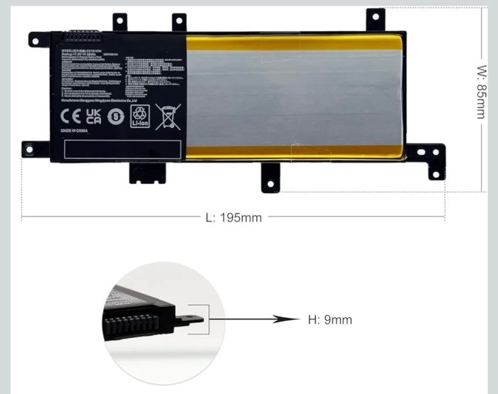 ASUS A541U - C21N1634 Original Laptop Notebook Battery (1 Yr Warranty) - Image 5