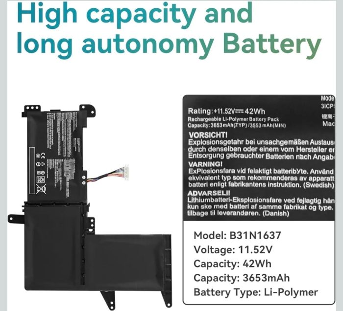 ASUS A510QR - B31N1637 Original Laptop Notebook Battery (1 Yr Warranty) - Image 8
