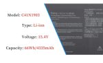ASUS B9400CEA - C41N1903 Original Laptop Notebook Battery (1 Yr Warranty) - Image 5
