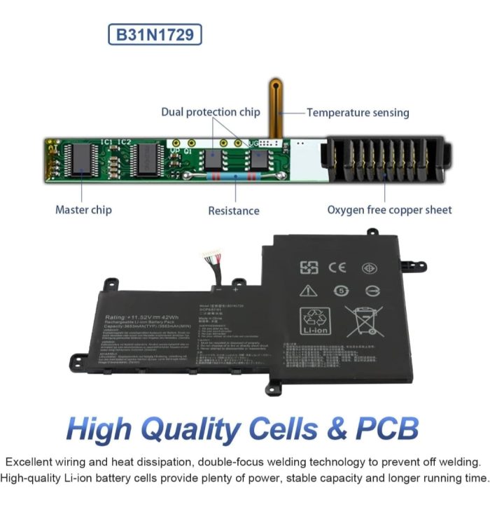 ASUS B31N1729 - B31N1729 Original Laptop Notebook Battery (1 Yr Warranty) - Image 7