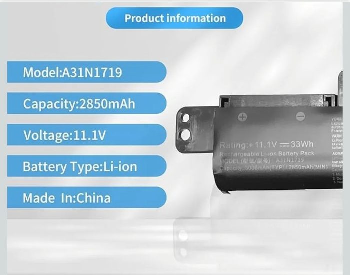 ASUS A31N1719 - A31N1719 Original Laptop Notebook Battery (1 Yr Warranty) - Image 7