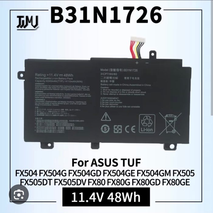 ASUS B31N1726 - B31N1726 Original Laptop Notebook Battery (1 Yr Warranty) - Image 14