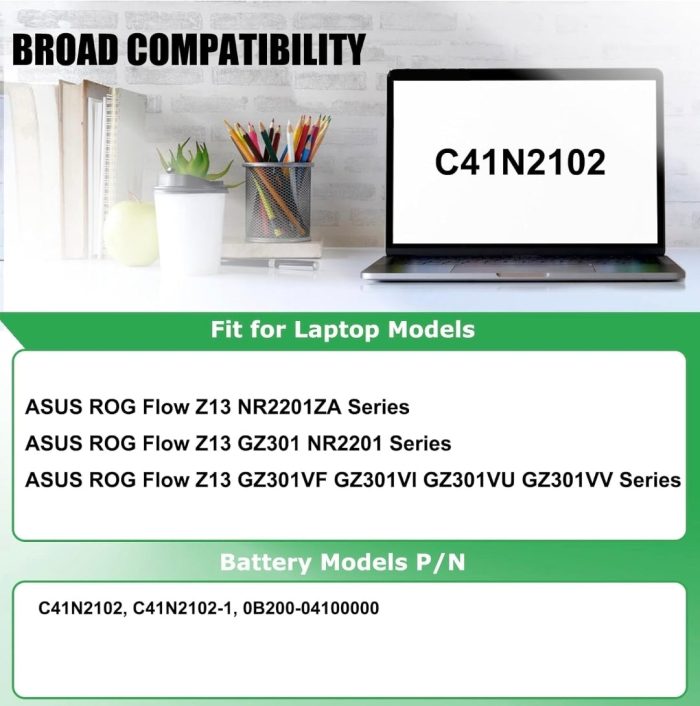 ASUS C41N2102 - C41N2102 Original Laptop Notebook Battery (1 Yr Warranty) - Image 12
