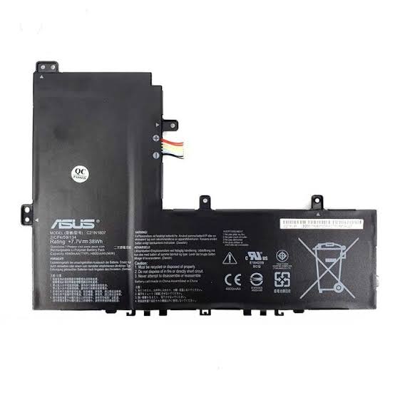 rn-image_picker_lib_temp_ae55fe8f-65e3-416e-aca6-0487df9bd602.jpg ASUS C21N1807 - C21N1807 Original Laptop Notebook Battery (1 Yr Warranty) - Image 1