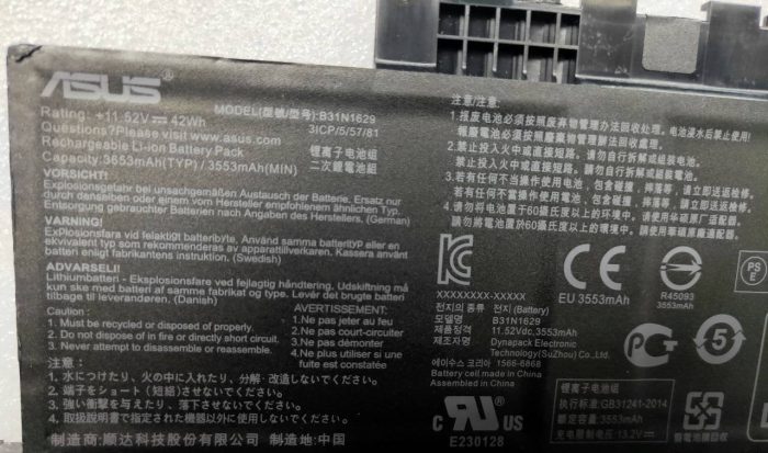 ASUS B31N1629 - B31N1629 Original Laptop Notebook Battery (1 Yr Warranty) - Image 10