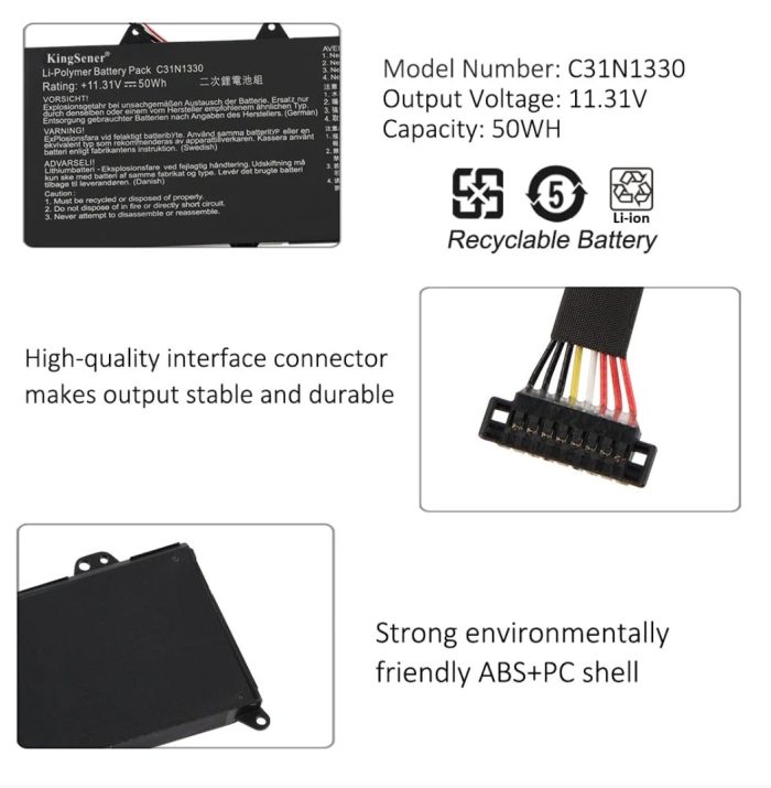 ASUS C31N1330 - C31N1330 Original Laptop Notebook Battery (1 Yr Warranty) - Image 10
