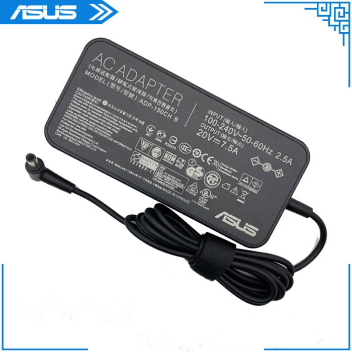 ASUS Laptop Charger 150W 20V 7.5A Original Adapter Model : Asus ROG F17-FX706HF (6.0 mm x 3.7 mm) (1 Yr Warranty) (Power Cord Included) - Image 3