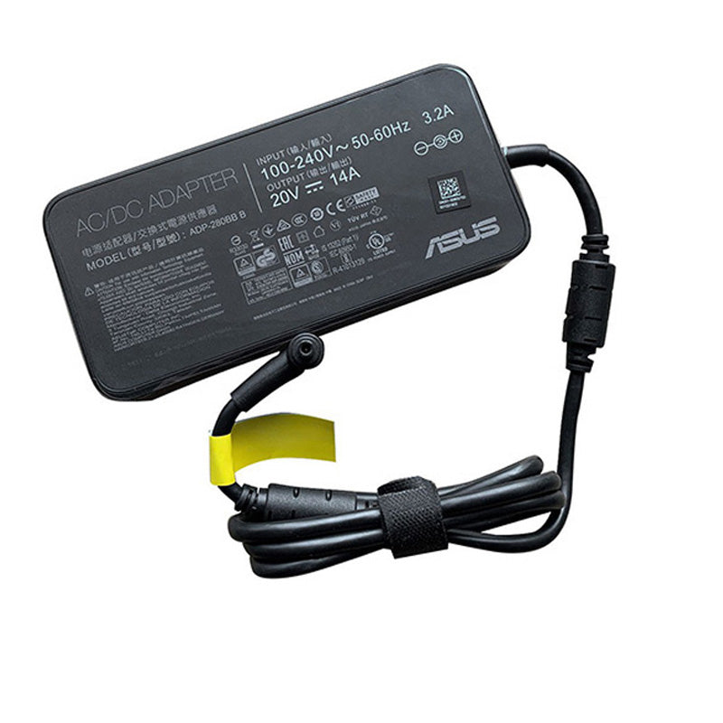 rn-image_picker_lib_temp_bf1b24e6-db10-4939-a753-06549b9be8e6.jpg ASUS Laptop Charger 280W 20V 14A Original Adapter (6.0 mm x 3.7 mm) (1 Yr Warranty) (Power Cord Included) - Image 1