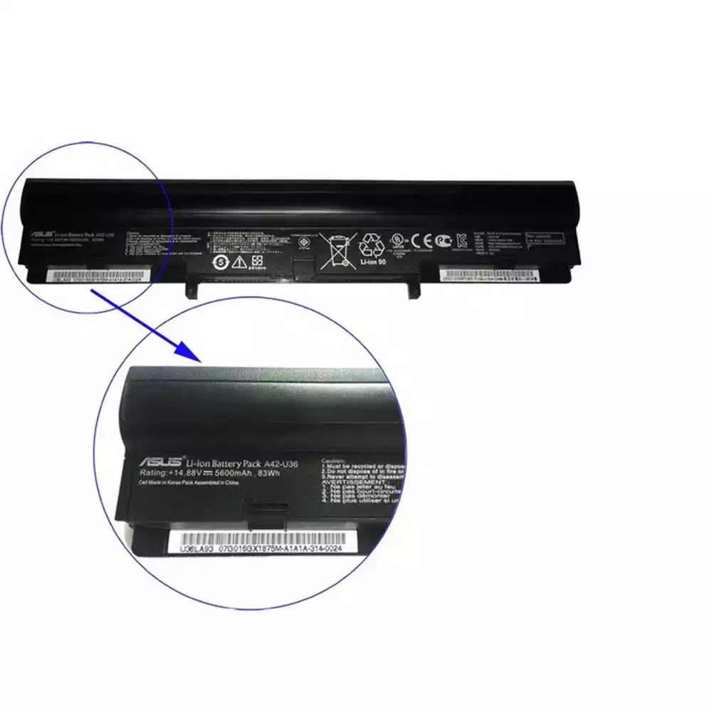 rn-image_picker_lib_temp_cb1a3dc7-5f08-4c47-8fc7-a1cae8b6ad67.jpg ASUS A42-U36 - A42-U36 Original Laptop Notebook Battery (1 Yr Warranty) - Image 1