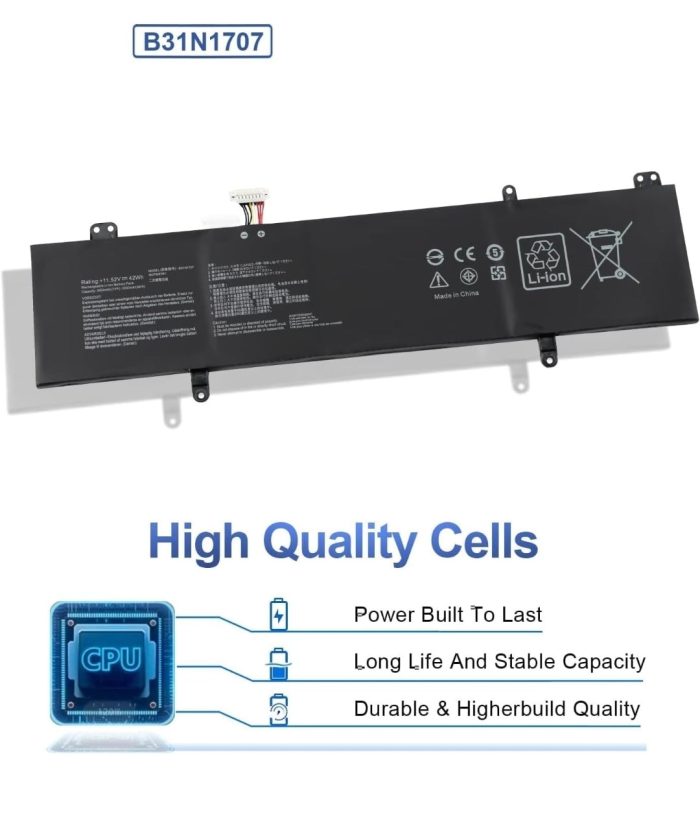 ASUS A411QR - B31N1707 Original Laptop Notebook Battery (1 Yr Warranty) - Image 5