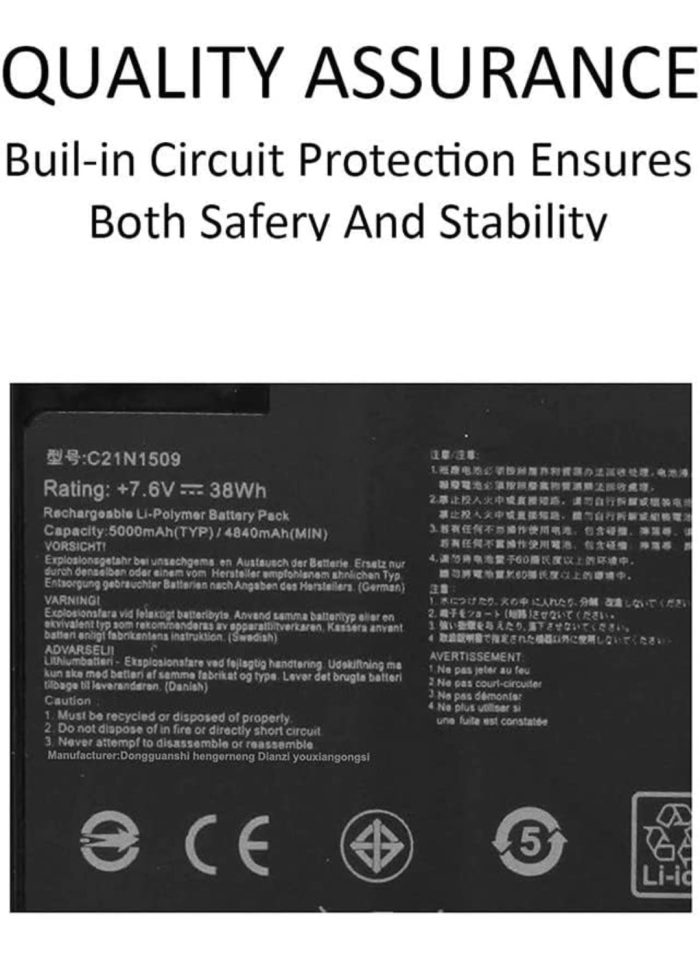 ASUS A556UA - C21N1509 Original Laptop Notebook Battery (1 Yr Warranty) - Image 10