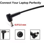 ASUS Laptop Charger 120W 19V 6.32A Original Adapter (5.5 mm x 2.5 mm) (1 Yr Warranty) (Power Cord Included) Model : ADP-120RH B - Image 6