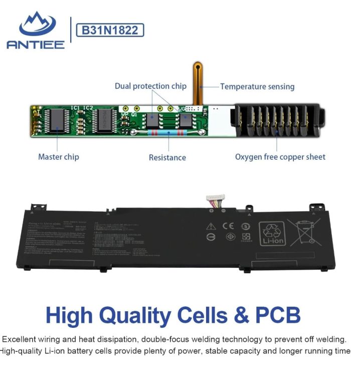 ASUS B31BIEH - B31N1822 Original Laptop Notebook Battery (1 Yr Warranty) - Image 11
