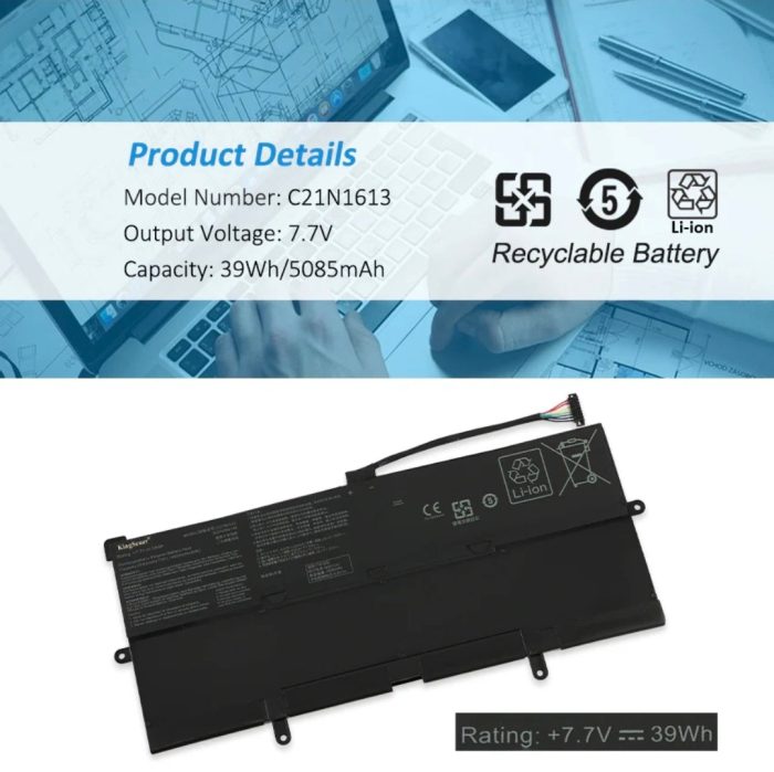 ASUS C21N1613 - C21N1613 Original Laptop Notebook Battery (1 Yr Warranty) - Image 6