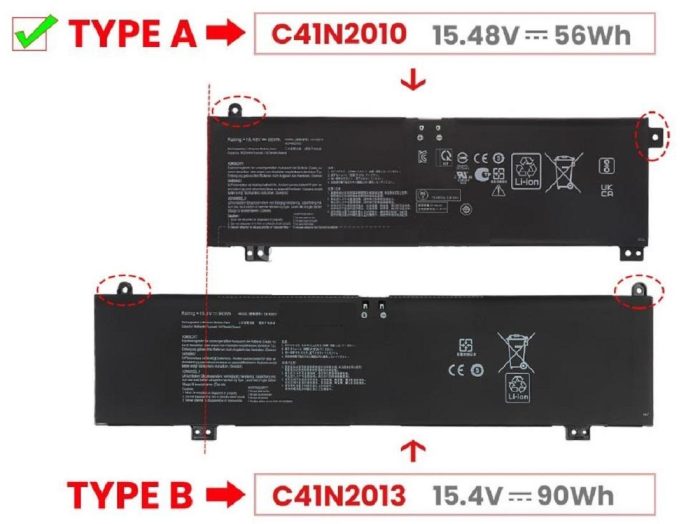 ASUS G513QC - C41N2010 Original Laptop Notebook Battery (1 Yr Warranty) - Image 5