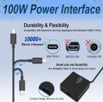 ASUS Laptop Charger 100W 20V 5.0A Original Adapter Model No: B3402FEA (Type-C) (1 Yr Warranty) (Power Cord Included) - Image 8