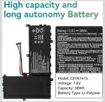 ASUS C21N1414 - C21N1414 Original Laptop Notebook Battery (1 Yr Warranty) - Image 15