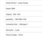 ASUS Laptop Charger 90W 20V 4.5A Original Adapter (Type-C) (1 Yr Warranty) (Power Cord Included) Model : ADP-90RE B - Image 9