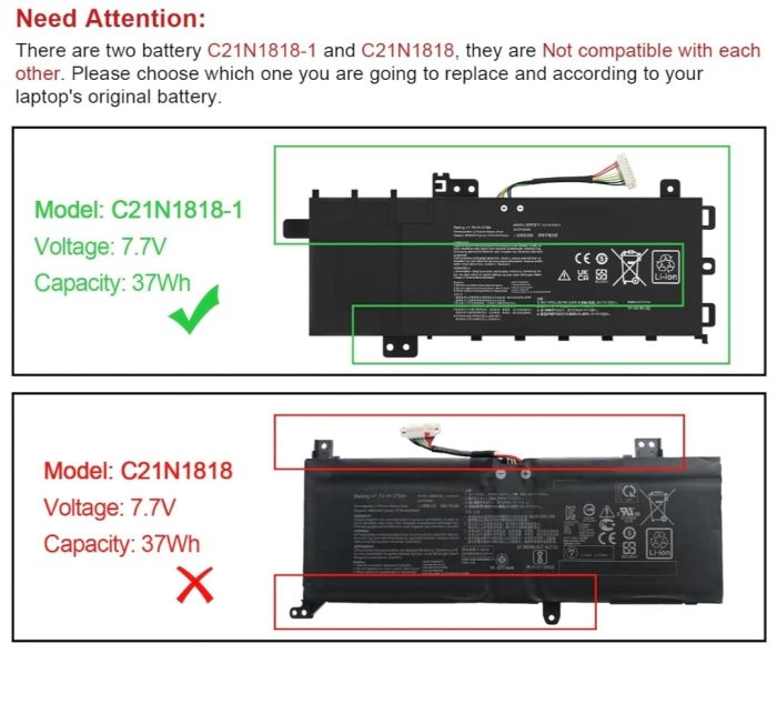 ASUS B21N1818 - B21N1818 Original Laptop Notebook Battery (1 Yr Warranty) - Image 8